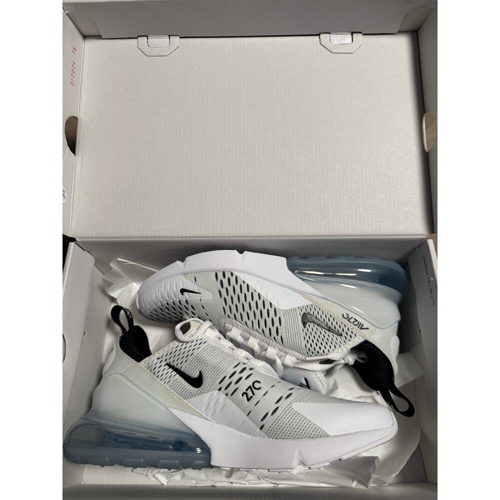 Nike Air Max 270 White Black Women's Size 8 Sneaker AH6789-100 Brand New NIB - Picture 11 of 12